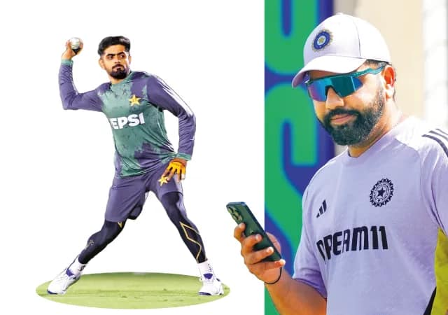 প্রবল চাপে রিজওয়ানরা, বদলায় চোখ রোহিতদের
