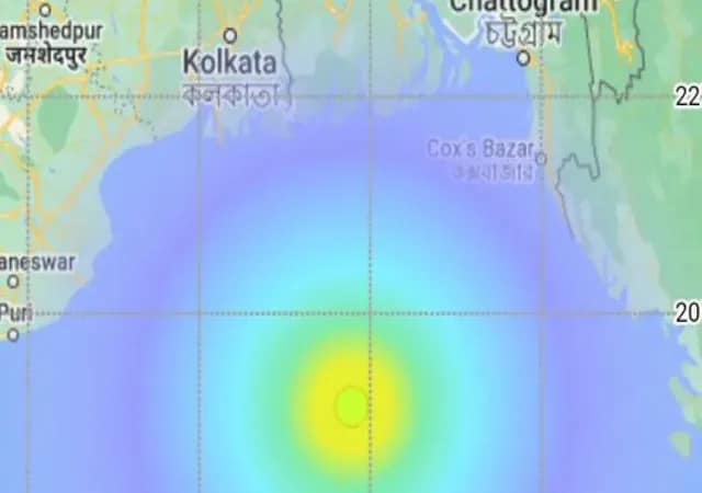 বঙ্গোপসাগরের তলদেশে ভূমিকম্প