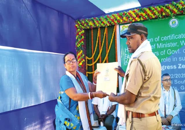 জিনাতকে ধরায় বন ও পুলিসকর্মীদের মুখ্যমন্ত্রীর শংসাপত্র