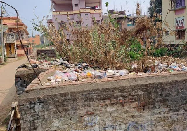 ব্যক্তি মালিকানাধীন পরিত্যক্ত ফাঁকা জমিগুলি ডাম্পিং গ্রাউন্ডে পরিণত